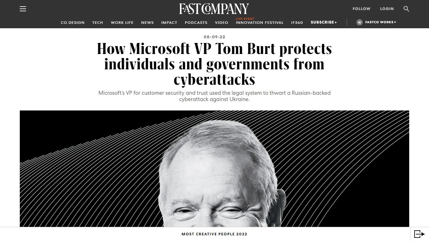 How Microsoft VP Tom Burt protects customers from cyber attacks